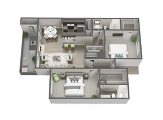 Finley West Houston Apartments Floor Plan 5