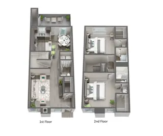 Finley West Houston Apartments Floor Plan 6