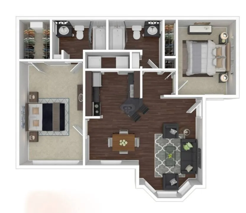 Fountains of Rosenberg Apartment Floorplan 11
