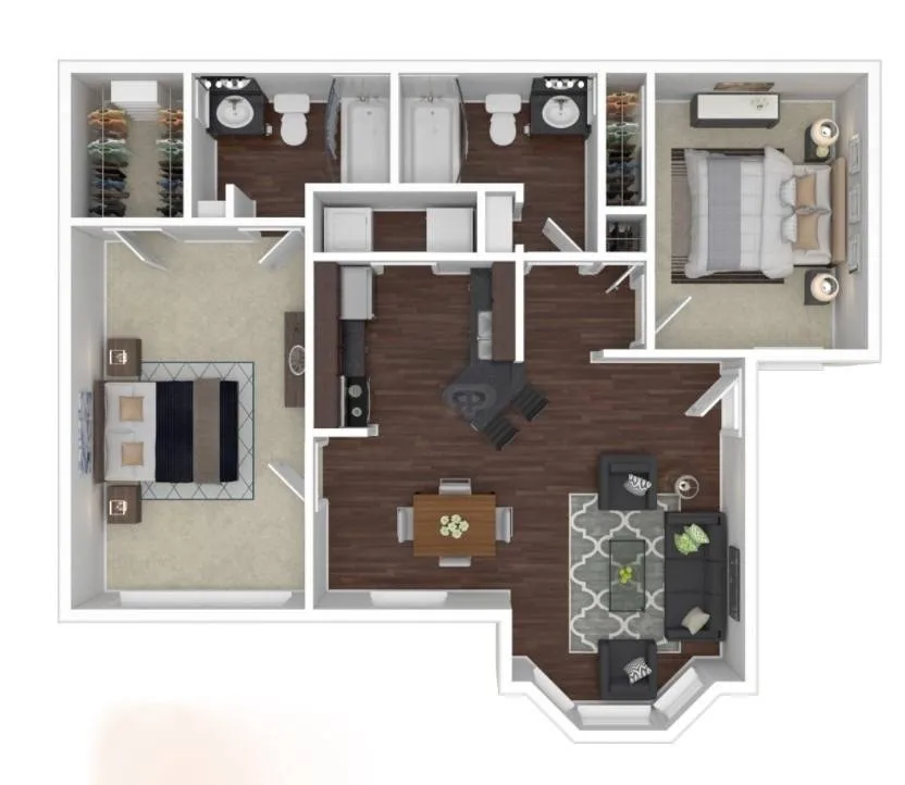Fountains of Rosenberg Apartment Floorplan 9