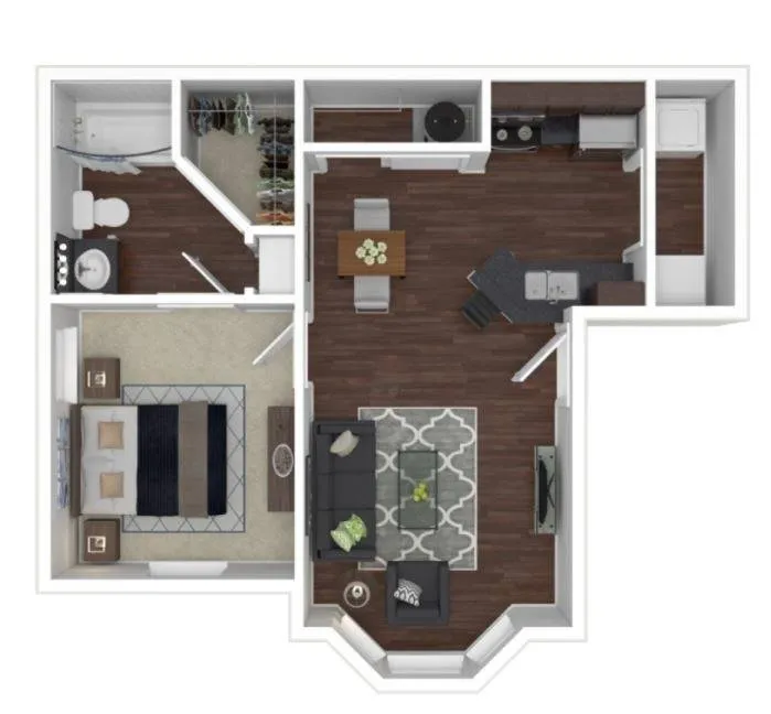 Fountains of Rosenberg Apartment Floorplan