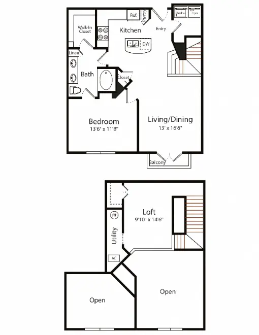 Gables 6464 San Felipe Houston Apartments Floor Plan 28