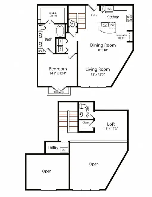 Gables 6464 San Felipe Houston Apartments Floor Plan 29
