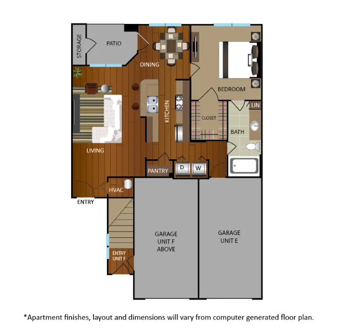 Gables Metropolitan Uptown Houston Apartment Floorplan 4