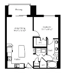 Gables Tanglewood Houston Apartments Floor Plan 15