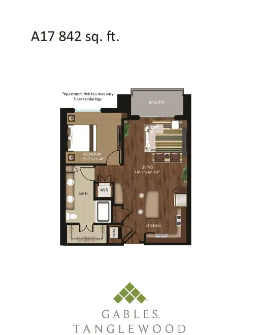 Gables Tanglewood Houston Apartments Floor Plan 18