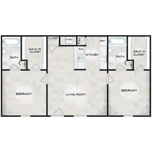 Grand at Westchase Houston Apartments Floor Plan 5