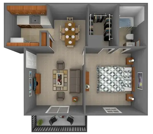 Lakeshire Place Apartment Homes FloorPlan 6