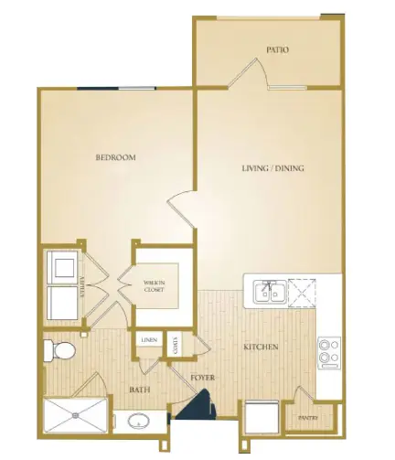 Landon Ridge Sugar Land Independent Living Houston Apartments Floor Plan1