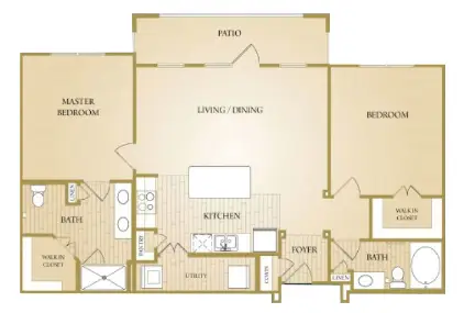 Landon Ridge Sugar Land Independent Living Houston Apartments Floor Plan5