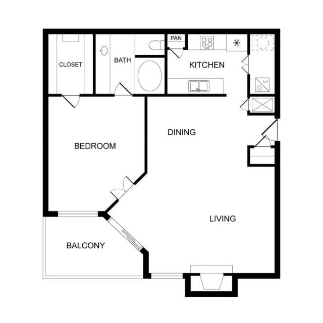 Legend Point Condominiums Houston Apartments Floor Plan 1