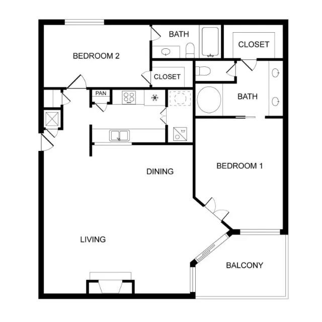 Legend Point Condominiums Houston Apartments Floor Plan 3