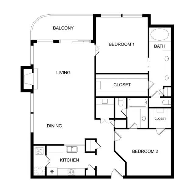 Legend Point Condominiums Houston Apartments Floor Plan 4