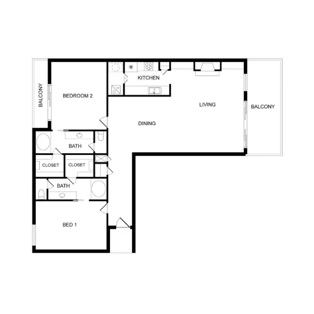 Legend Point Condominiums Houston Apartments Floor Plan 5