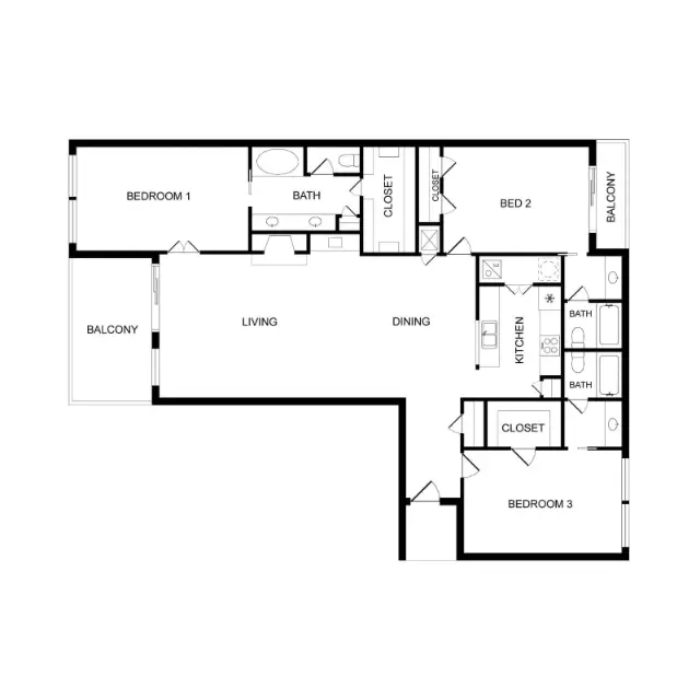 Legend Point Condominiums Houston Apartments Floor Plan 6