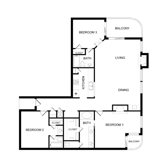 Legend Point Condominiums Houston Apartments Floor Plan 8