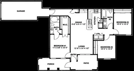 Little Nell Apartments Houston Apartments Floor Plan 2