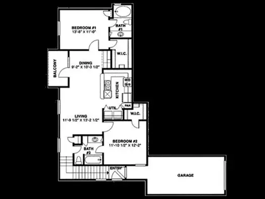 Little Nell Apartments Houston Apartments Floor Plan 3