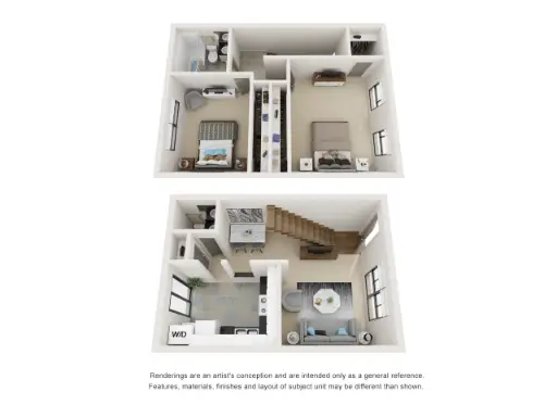 Marquee Uptown Houston Apartments Floor Plan 5