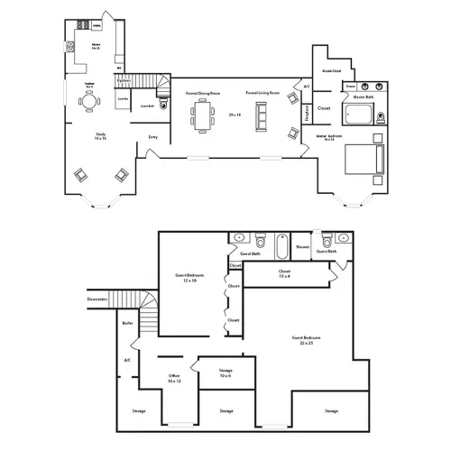 Memorial Creole Apartments Houston Apartments Floor Plan 13