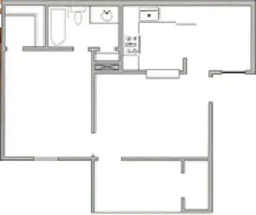 Premier On Woodfair Houston Apartments Floor Plan 2