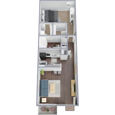 Regal Pointe Houston Apartment Floor Plan 2