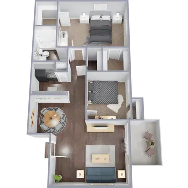 Regal Pointe Houston Apartment Floor Plan 4