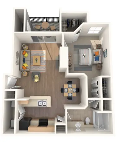 Regency at First Colony Houston Apartments Floor Plan 2