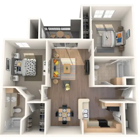 Regency at First Colony Houston Apartments Floor Plan 5