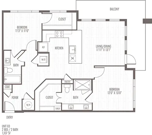 Remy on the Trails Rise Apartments FloorPlan 11