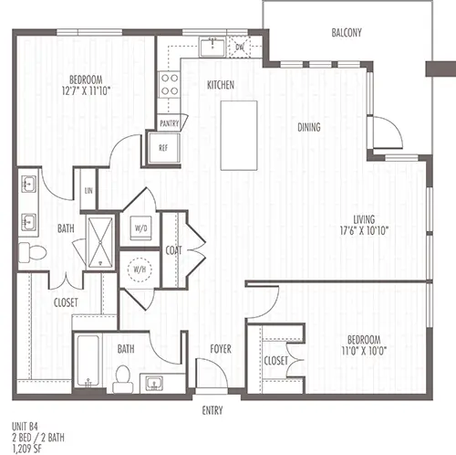 Remy on the Trails Rise Apartments FloorPlan 12