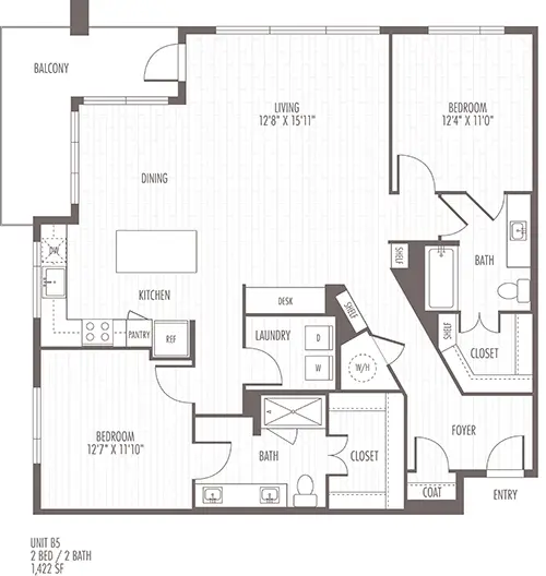Remy on the Trails Rise Apartments FloorPlan 13
