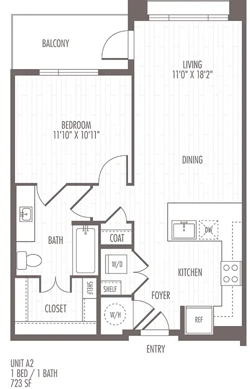 Remy on the Trails Rise Apartments FloorPlan 2