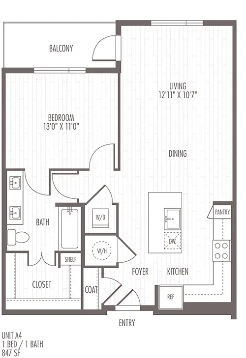 Remy on the Trails Rise Apartments FloorPlan 7