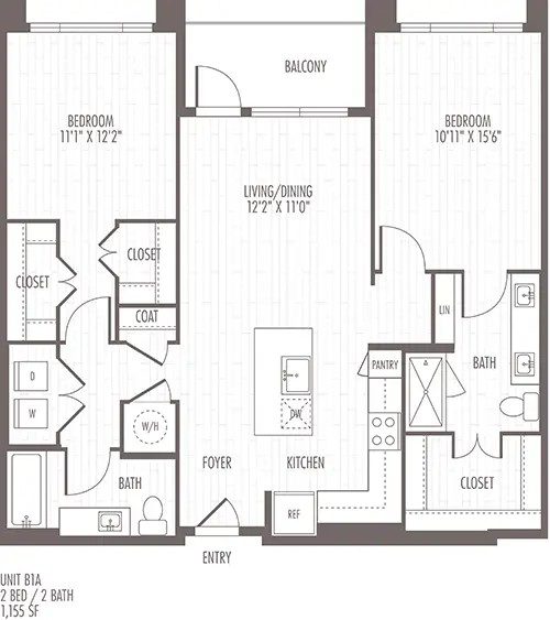 Remy on the Trails Rise Apartments FloorPlan 8