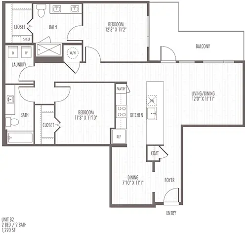 Remy on the Trails Rise Apartments FloorPlan 9