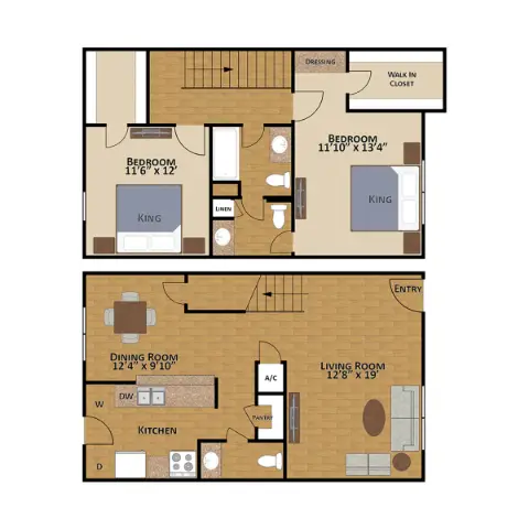 Reserve at Bankside Apartments Houston Apartment Floor Plan 8