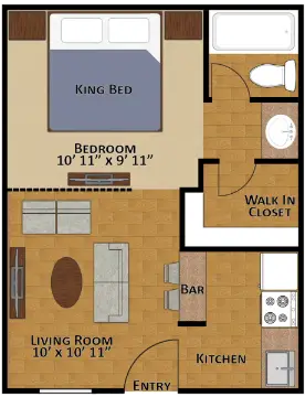 Reserve at Braes Forest Houston Apartments Floor Plan 2