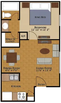 Reserve at Braes Forest Houston Apartments Floor Plan 3