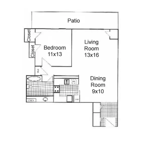 SunBlossom at Woodlake Houston Apartments Floor Plan 3
