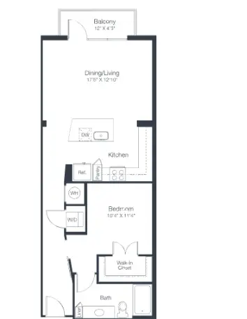Tate Tanglewood Houston Apartments Floor Plan 15