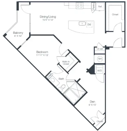 Tate Tanglewood Houston Apartments Floor Plan 20
