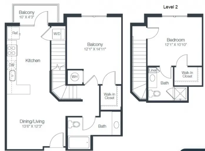 Tate Tanglewood Houston Apartments Floor Plan 22