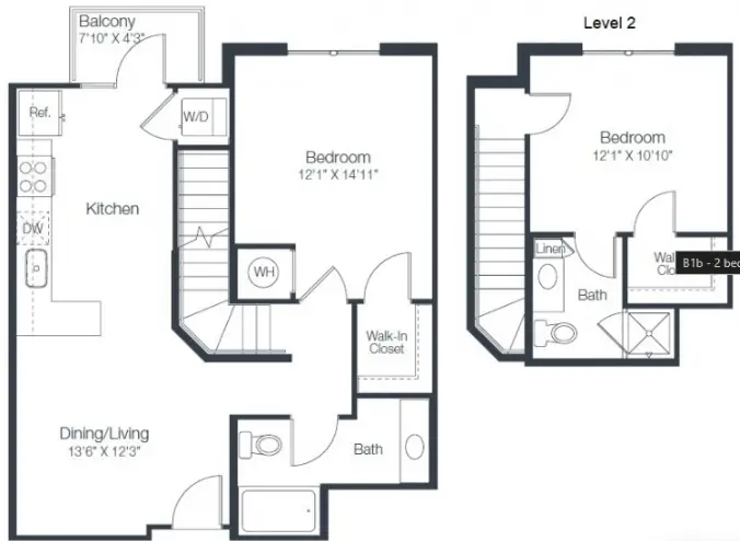 Tate Tanglewood Houston Apartments Floor Plan 23