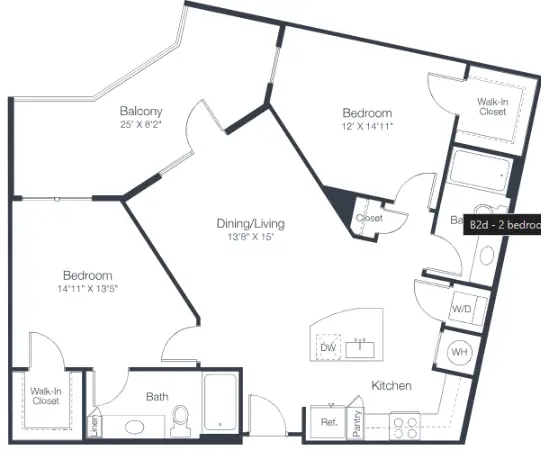 Tate Tanglewood Houston Apartments Floor Plan 28