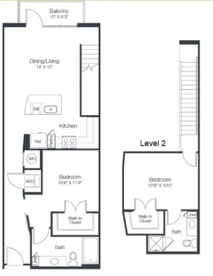 Tate Tanglewood Houston Apartments Floor Plan 32