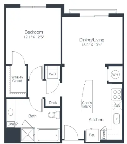 Tate Tanglewood Houston Apartments Floor Plan 9