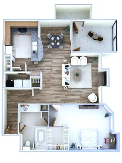 The Addison at Sugar Land Houston Apartments Floor Plan 2 - Copy