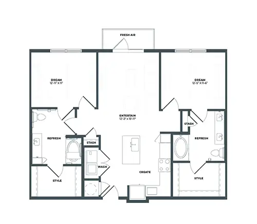 The Darby Rise Apartments FloorPlan 6