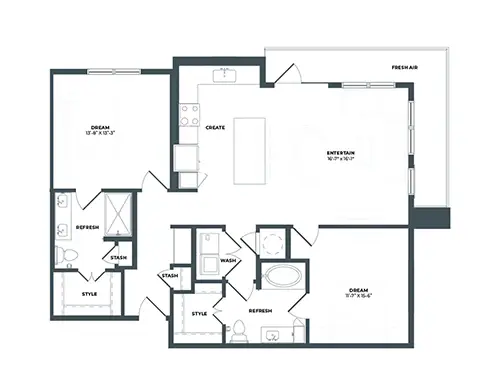 The Darby Rise Apartments FloorPlan 7